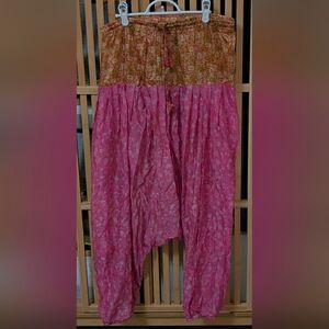 Pink Lightweight Bellydance Harem Pants